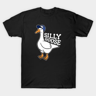 Silly Goose with Baseball Hat T-Shirt